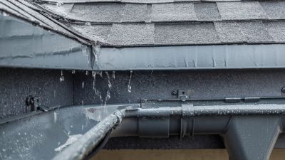 Gutter System Before Maintenance