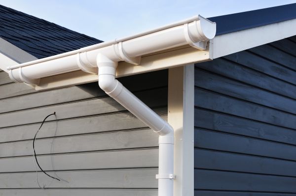 PVC Rain Gutter Installation in Blue Springs