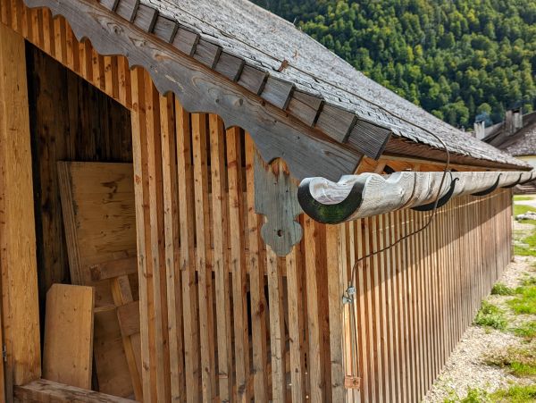 Wood Gutter Installation in Blue Springs